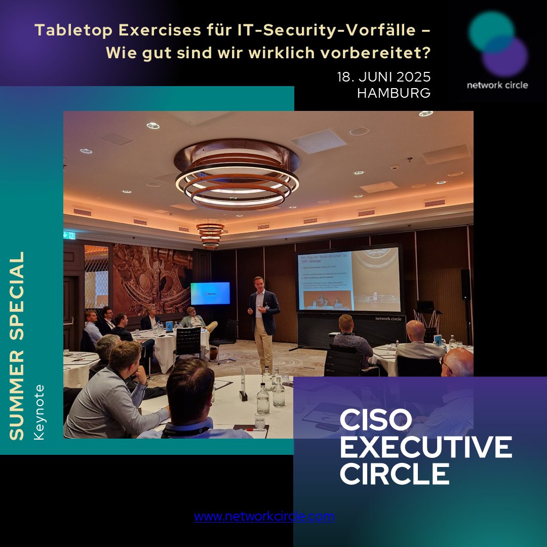 CISO Executive Circle Summer Special 2025, Hamburg